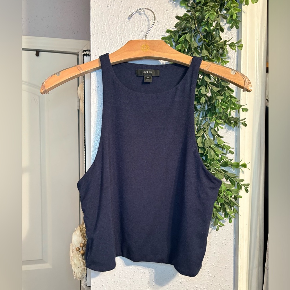 J.Crew | Supersculpt racerback sweater-tank | Size Small